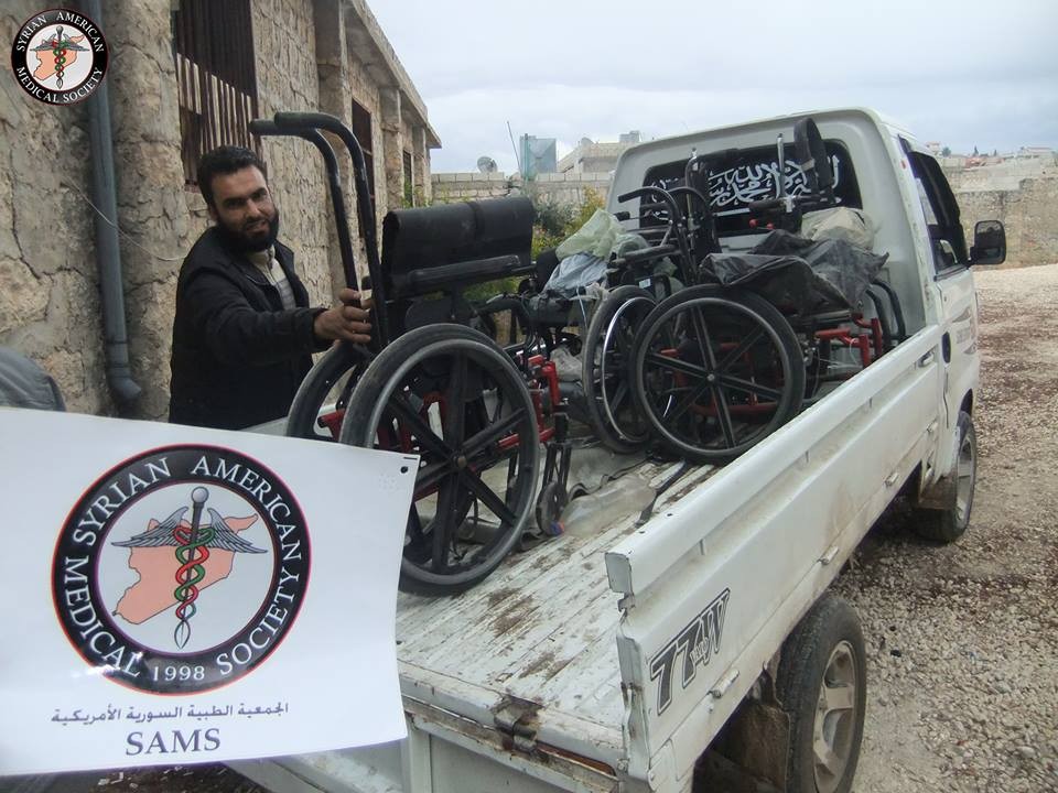 Wheelchair_delivery34 Syrian American Medical Society Foundation